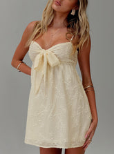 Granno Mini Dress Lemon