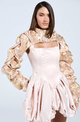 CORA BROCADE BOLERO
