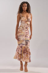 LOVER GIRL SLINKY MIDI DRESS