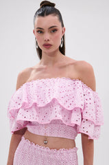 LOLLI EYELET BLOUSE