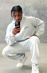 Core Classic Oversized Hoodie Dark Grey Marle