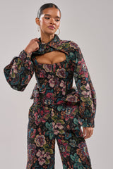 PRETTY LADY BROCADE BOLERO