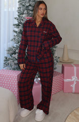 That Time Of Year Pyjama Pants Red/Navy