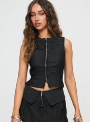Isibel Vest Black