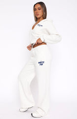 Offstage Wide Leg Sweatpants Mineral Grey