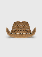 Azuria Straw Cowboy Hat Tan