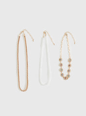Keep Dreaming Layered Necklace Gold