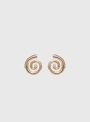 Ameleah Spiral Earrings Gold
