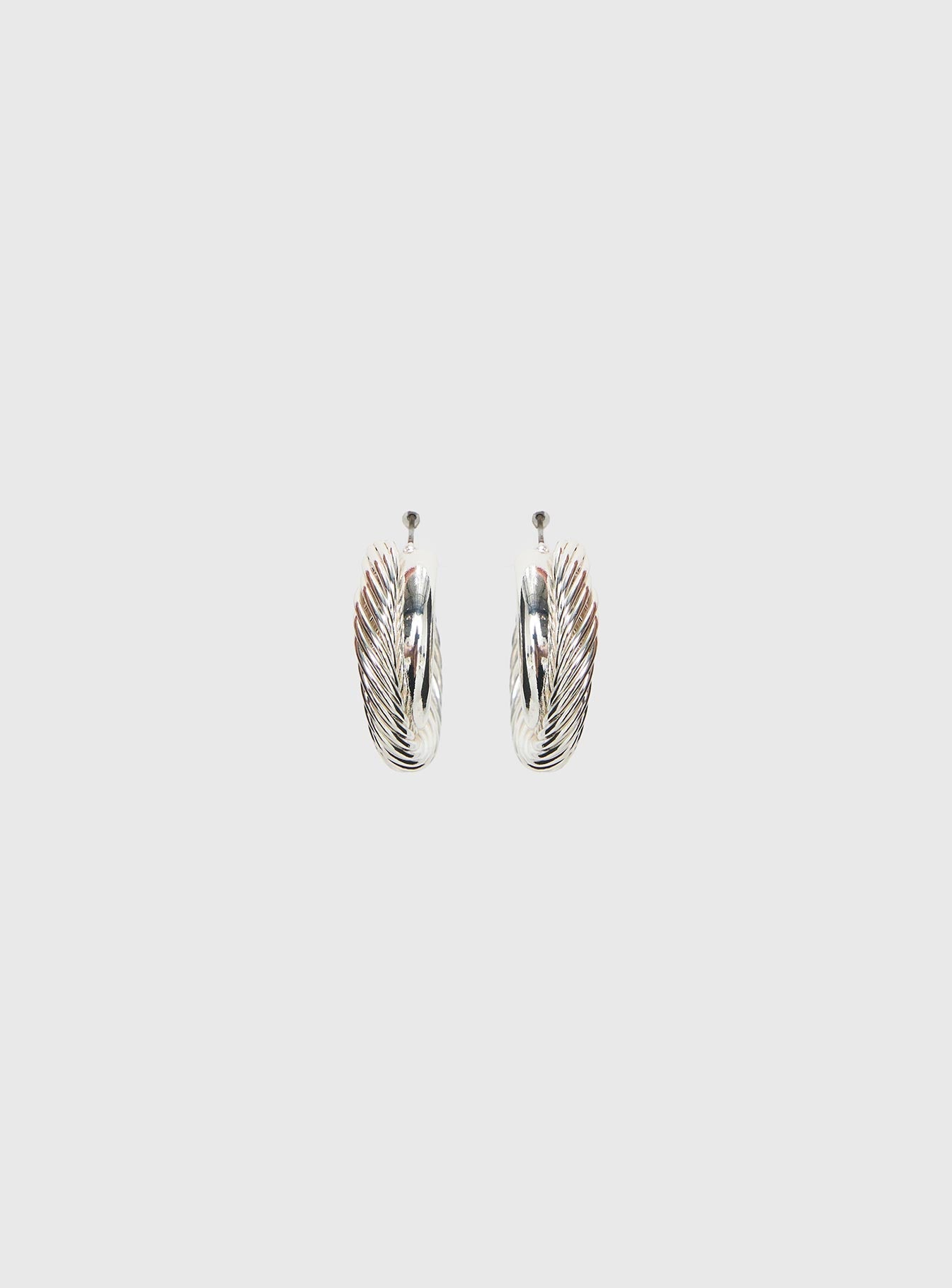 Aster Layered Hoops Silver