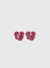 Daylight Savings Flower Earrings Pink