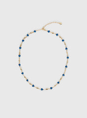 Abagail Gemstone Necklace Gold
