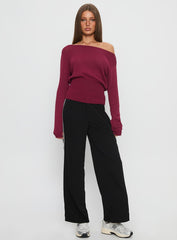 Fusion Tailored Track Pant Black