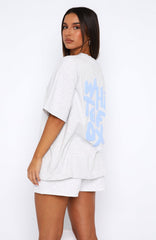 The New Standard Oversized Tee Grey Marle