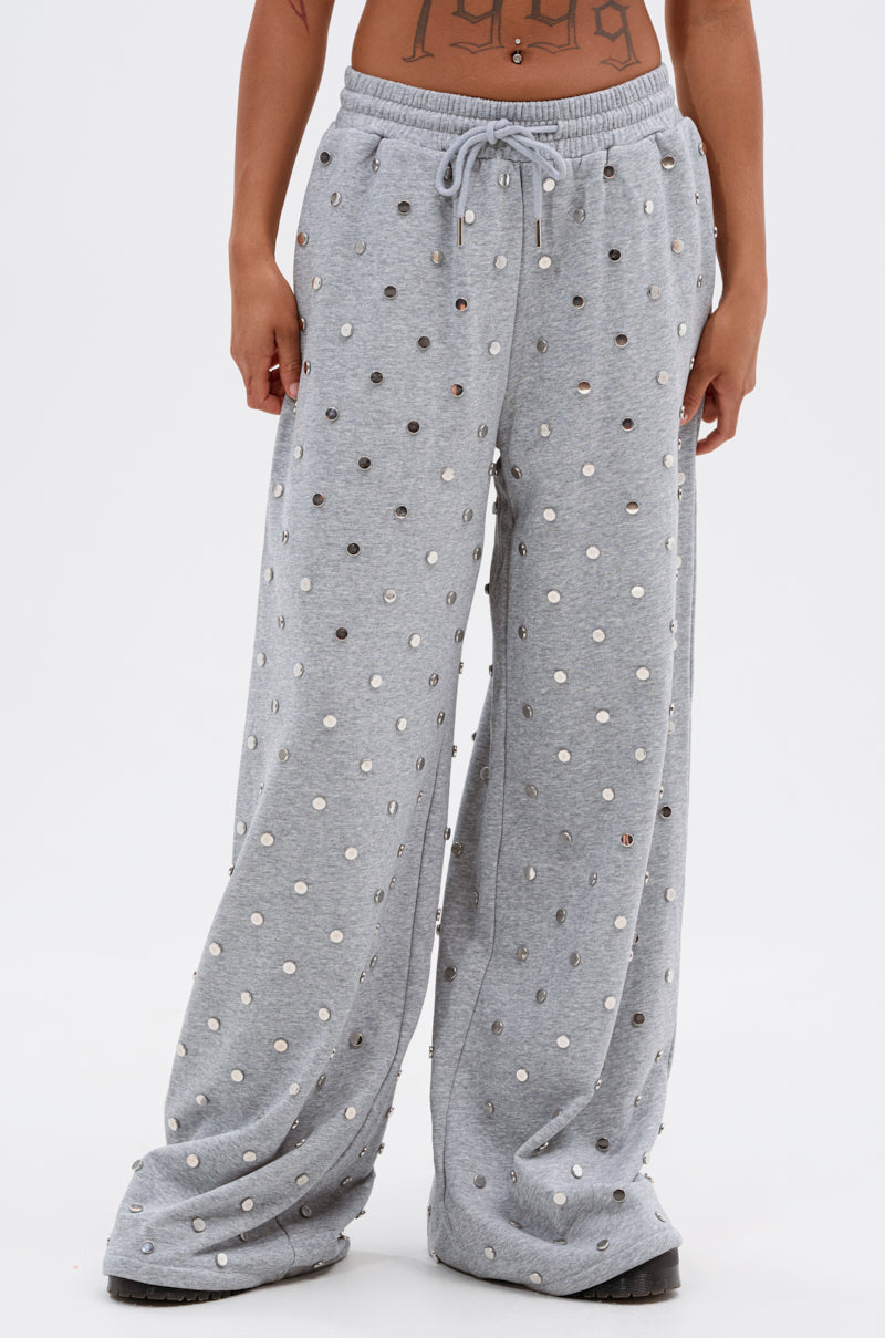 POPPING OFF WIDE LEG JOGGER