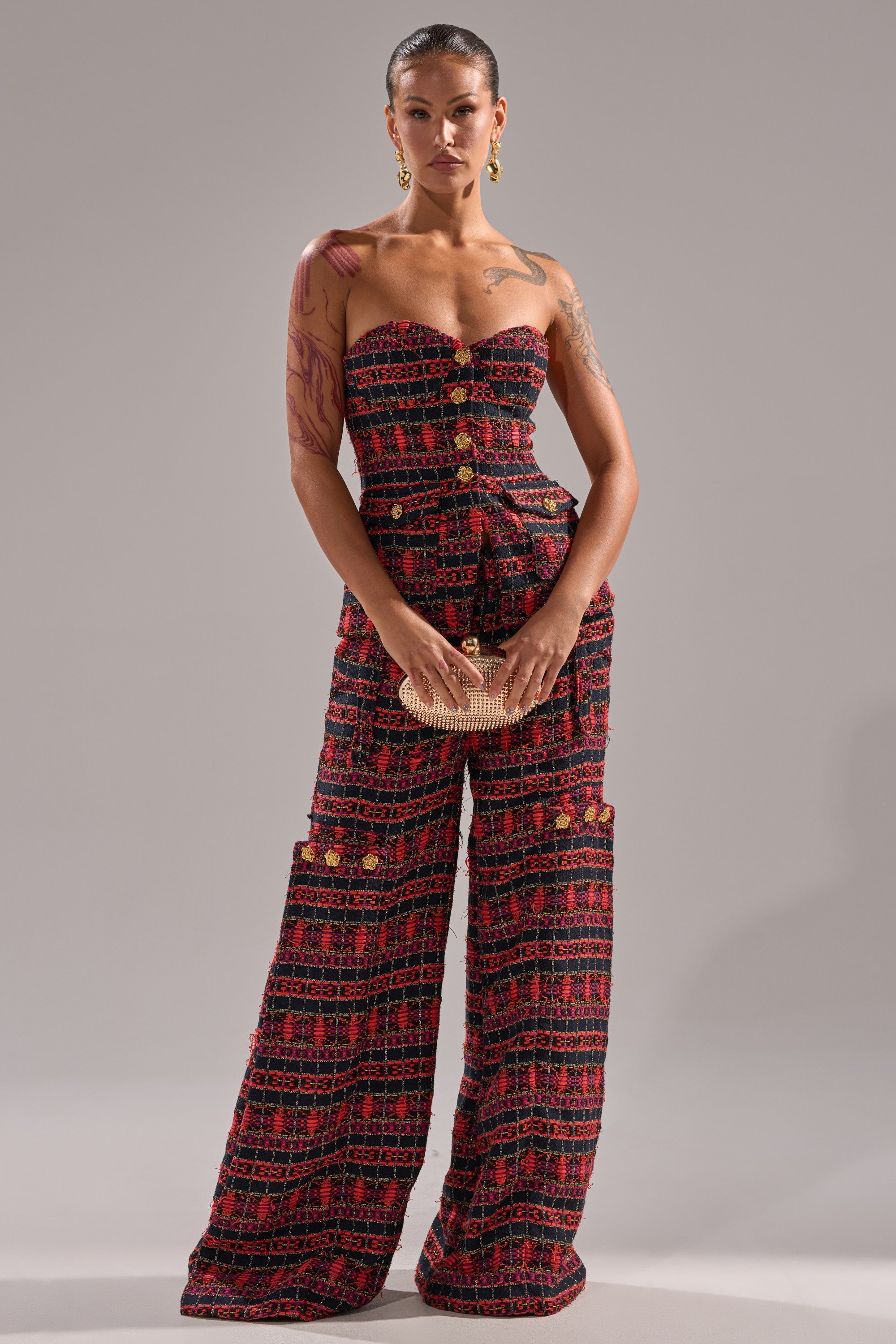 ONLY THINK ABOUT YOU TROUSER IN TWEED