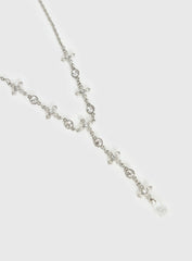 Ellasyn Y Necklace Silver