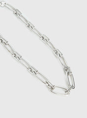 Good For You Necklace Silver