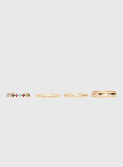 Blame Game Bracelet Set Gold
