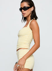 Dreaming Of Me Top Yellow Stripe