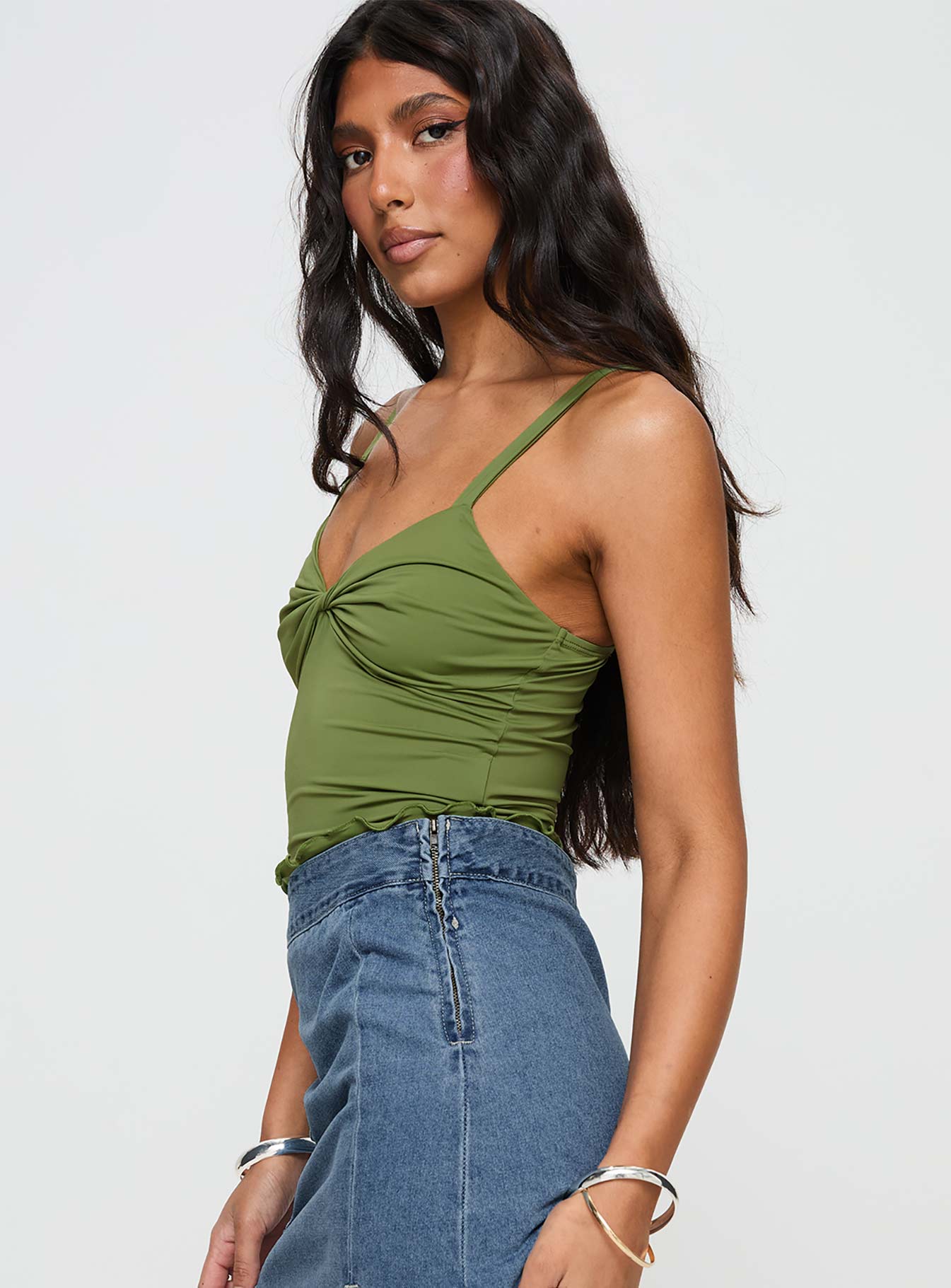 Greyer Top Green