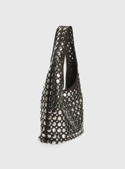 In The Crowd Shoulder Bag Brown / Silver