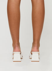 Brielle Heels White