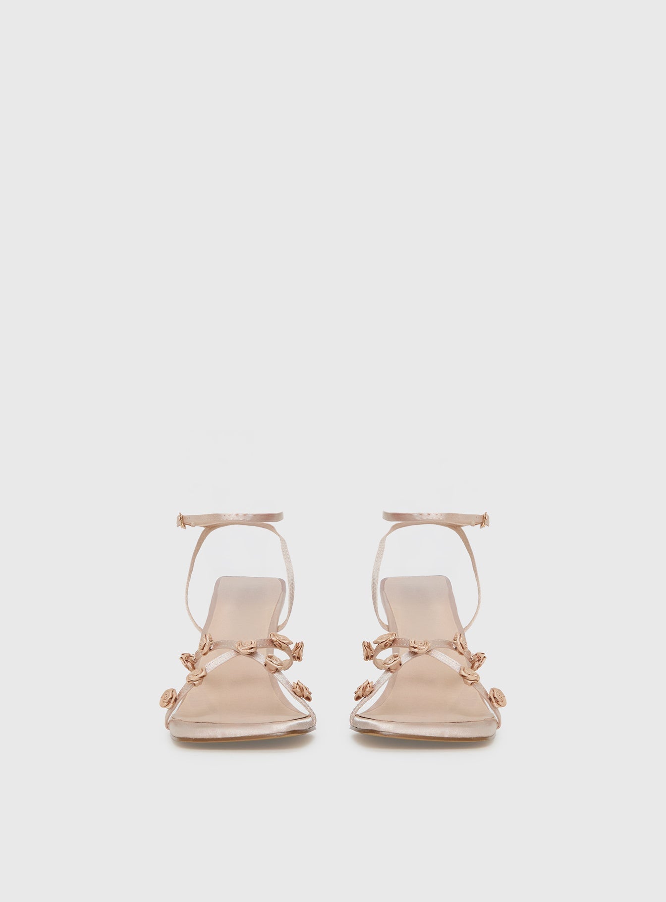 Billini Brynlee Heels Champagne Satin