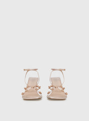 Billini Brynlee Heels Champagne Satin