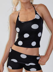 Ezekiel Micro Shorts Black Polka