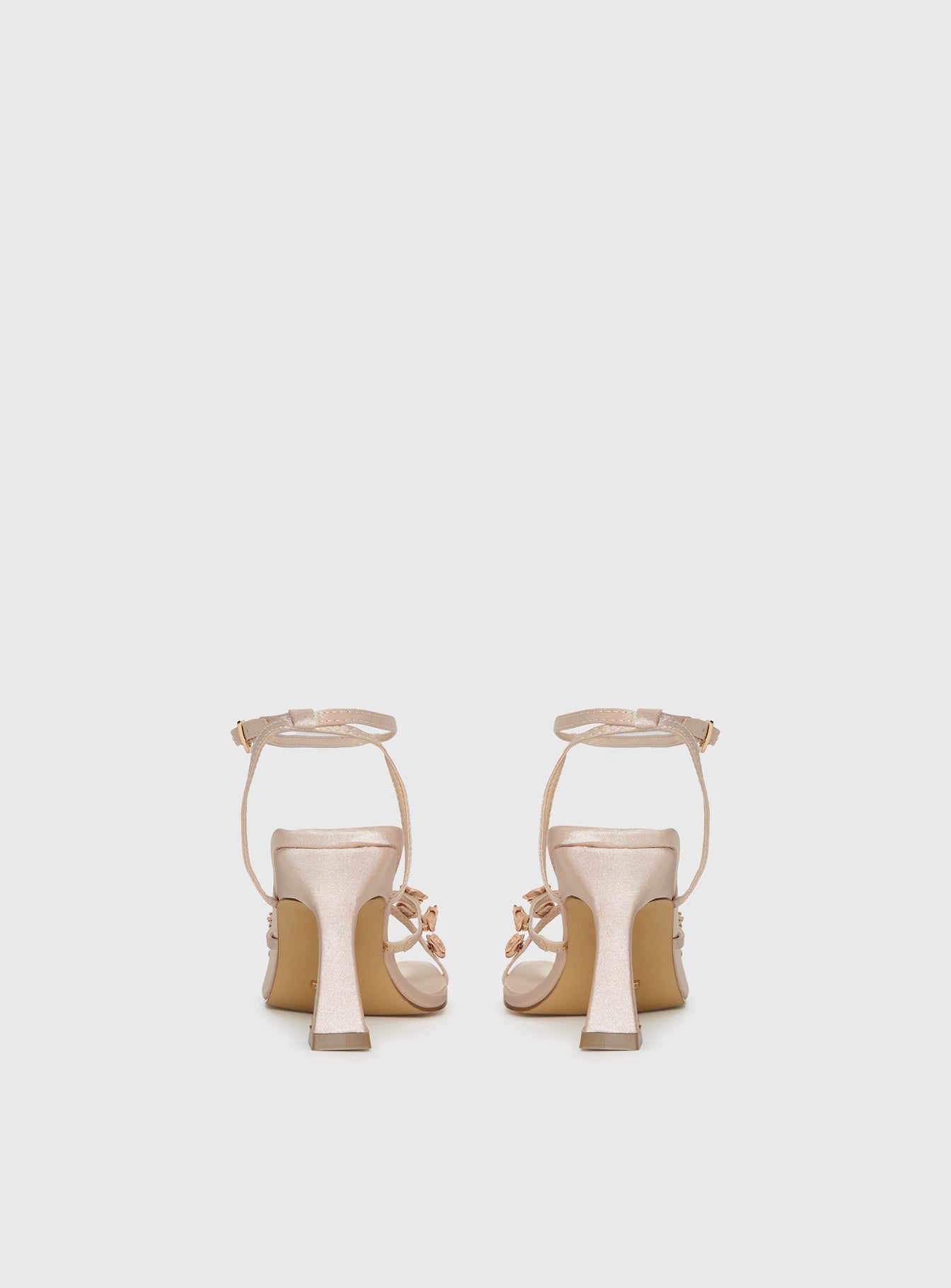 Billini Brynlee Heels Champagne Satin