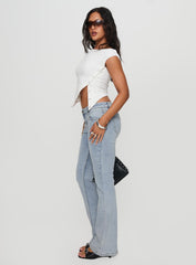 Bethany Low Rise Bootleg Jeans Light Wash