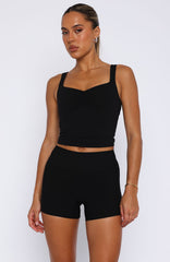 Shift Mid Rise Shorts 3.5" Black