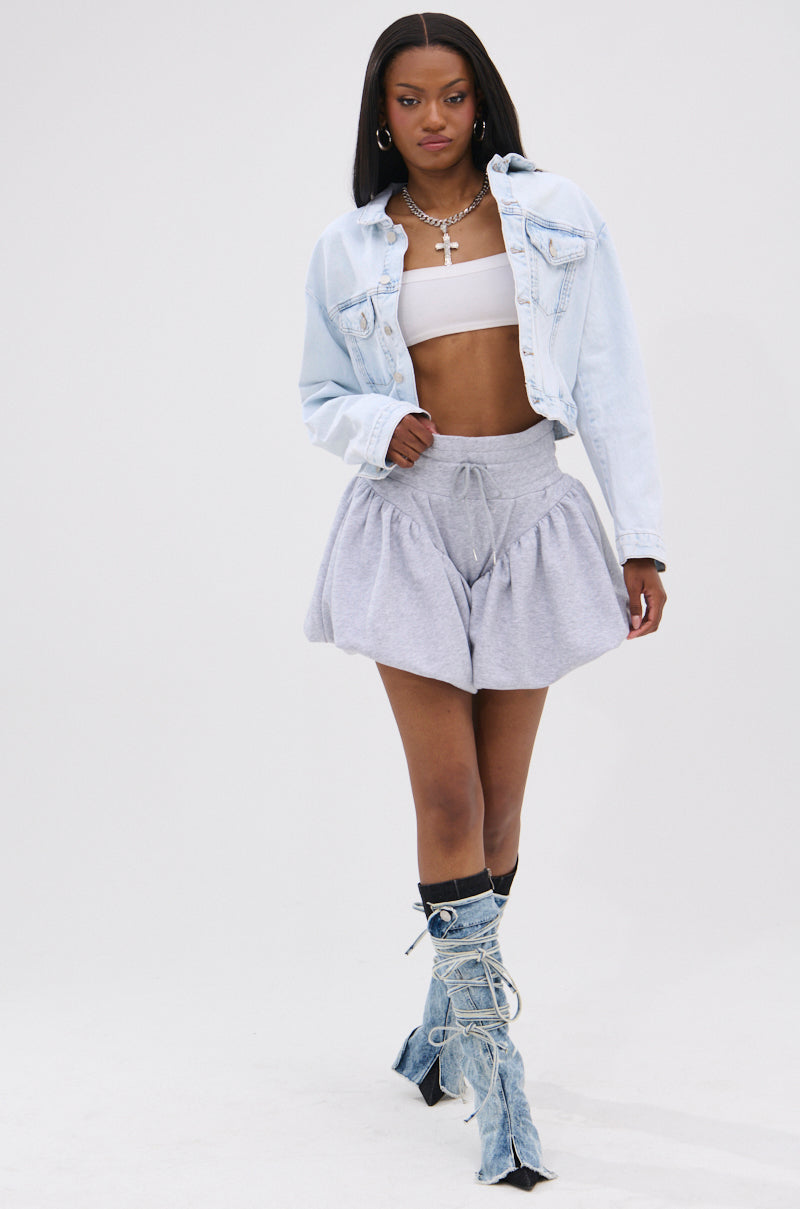 PARTY IN THE BACK DENIM JACKET