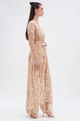 RESORT VIBES LONG LACE CARDIGAN