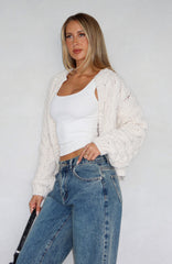 Cutie Pie Knit Cardigan Cream
