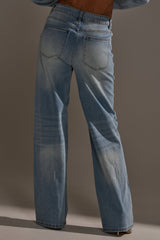 IN YOUR DREAMS RHINESTONE DENIM JEANS