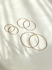 Guessing Game Hoop Earring Pack Gold