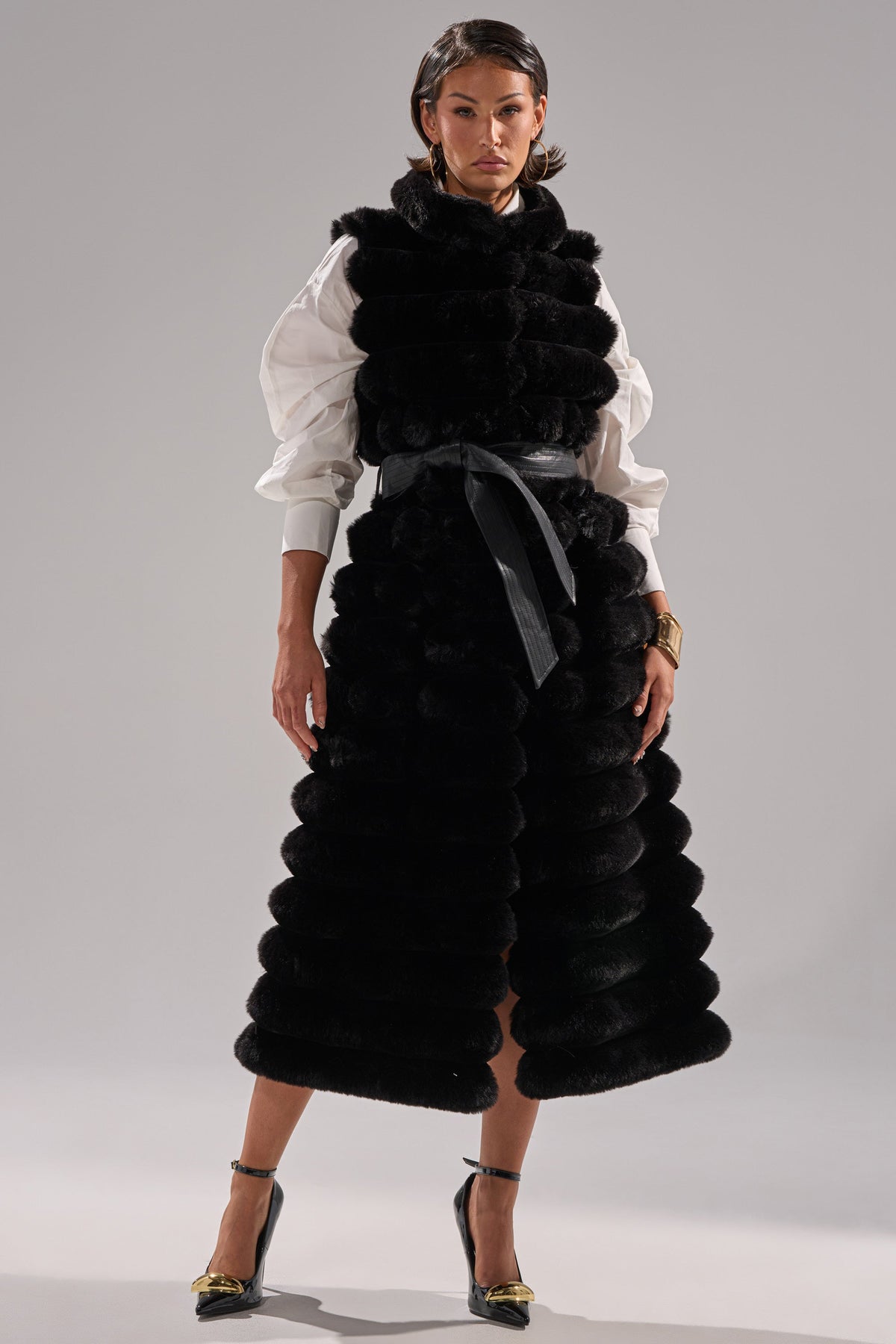 POPPY FAUX FUR VEST