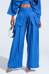 TALK ABOUT ME BLUE TROUSER