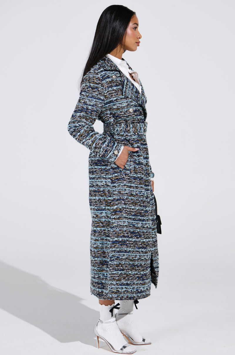 ALZURA TWEED TRENCH