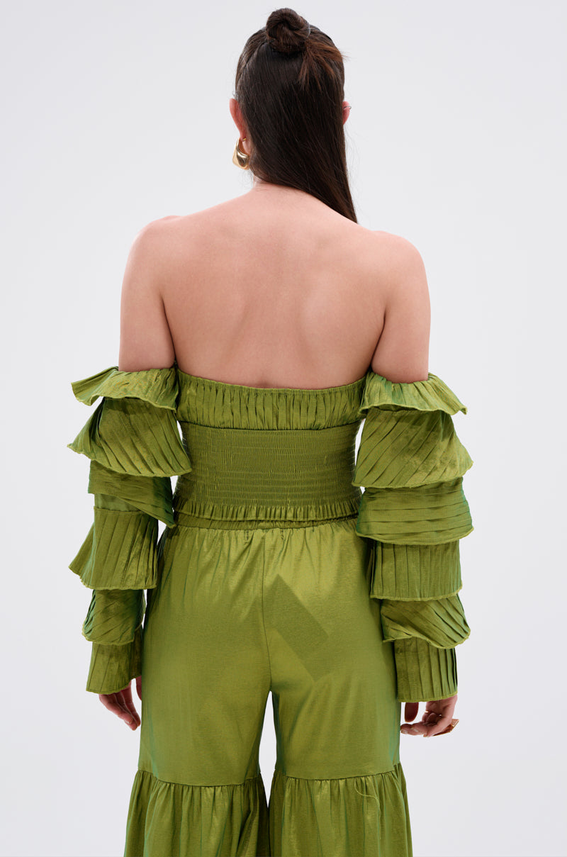 RUFFLE CITY BLOUSE