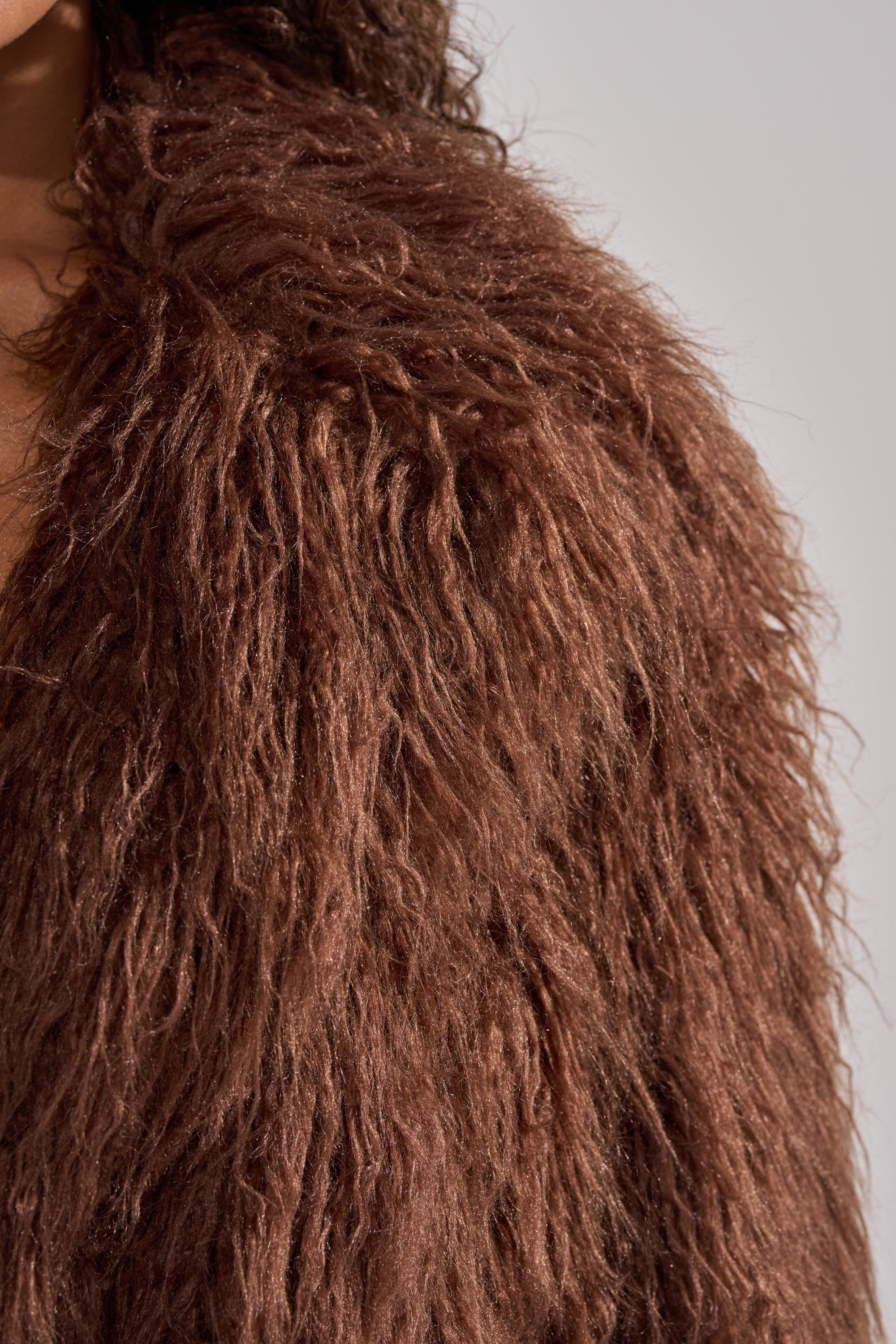 SHORT N SWEET FAUX FUR COAT