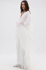 FLY AWAY WITH ME BLOUSE IN WHITE