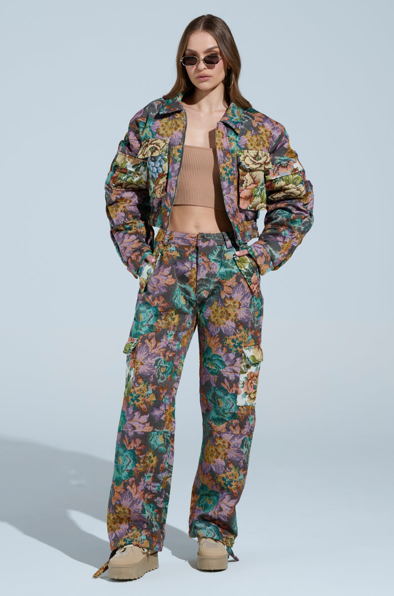 LOGAN SQUARE JACQUARD BOMBER
