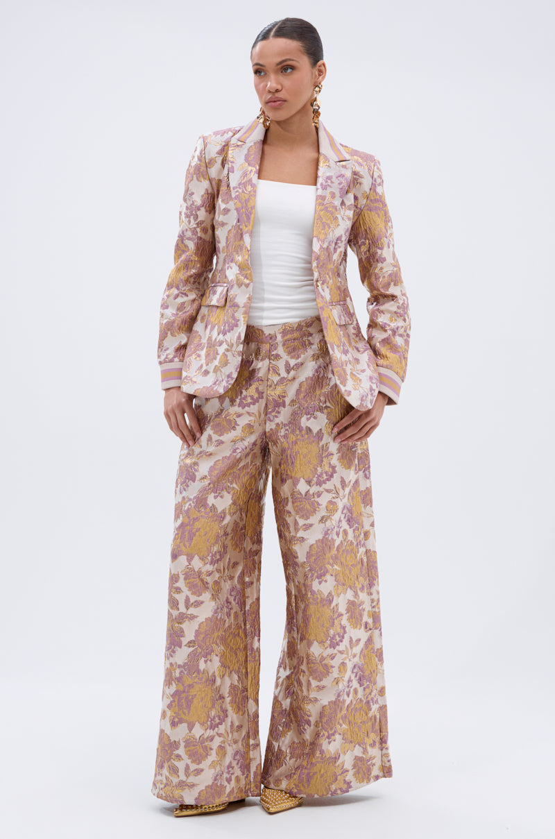 SLOW MOTION BROCADE TROUSER