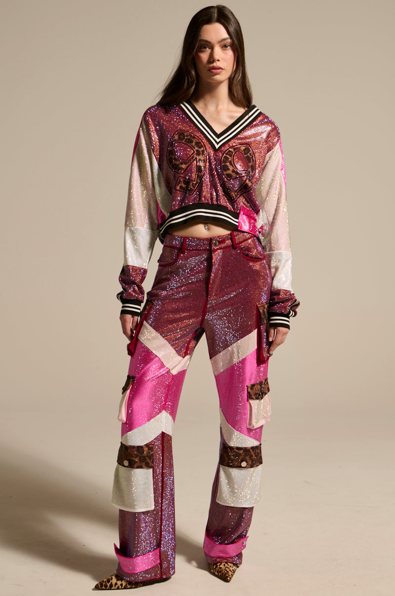 ONLY THE COOLEST RHINESTONE PANT