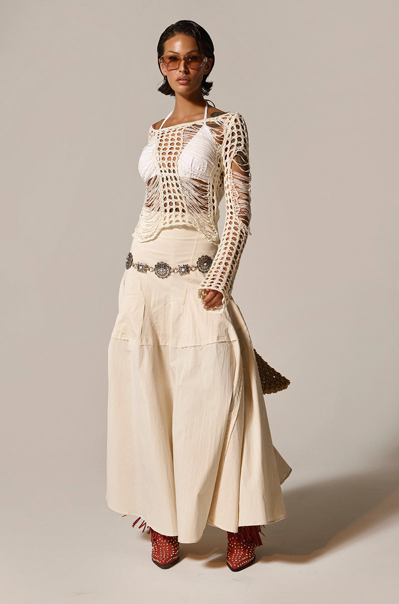 GINA LONG KNIT TOP