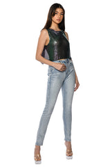 ALL OVER BLING JEANS