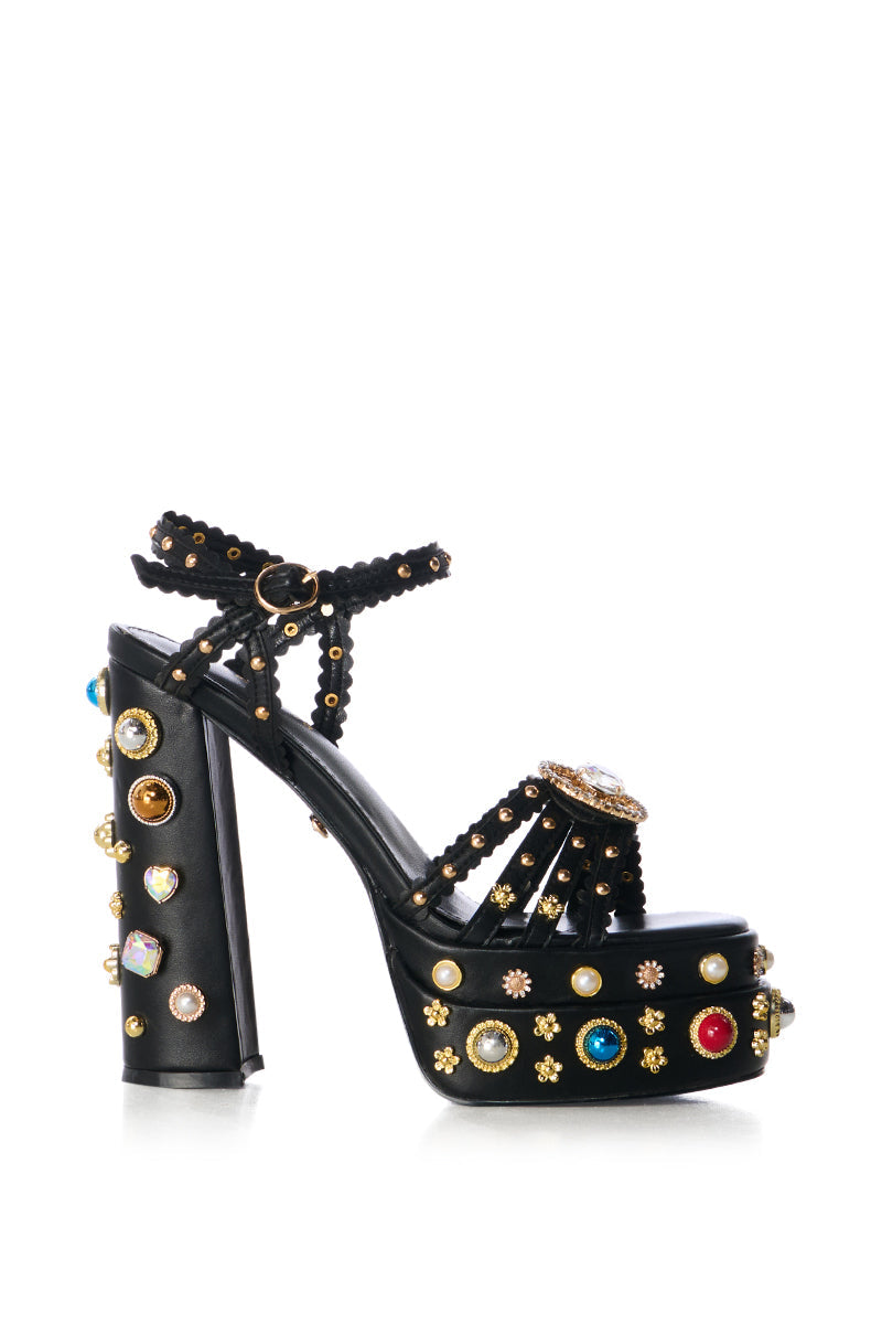 AZALEA WANG BIRCH SILVER EMBELLISHED SANDAL