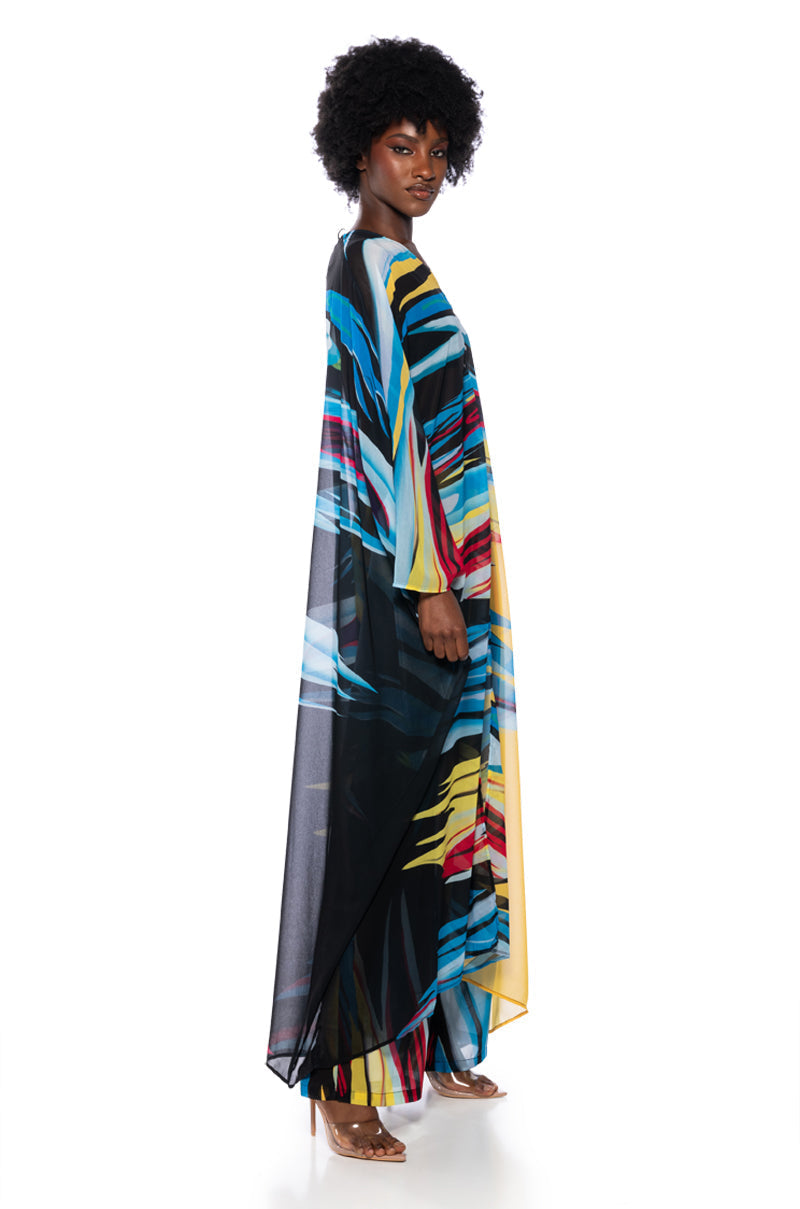 BAHAMA MAMA LONG SLEEVE TUNIC TOP